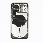 Задняя панель корпуса Apple iPhone 12 Pro Max, Black | в сборе с боковыми кнопками и шлейфами, оригинал