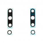 Стекло камеры Xiaomi Mi 10, черное, M2001J2G, M2001J2I