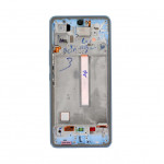 Дисплей Samsung A536 Galaxy A53 5G (2022) с тачскрином и рамкой (Amoled), Blue, оригинал (GH82-28024C)