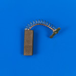 Щетки угольные цельные с проводом по центру 5х12,5х35, оригинал (605694)