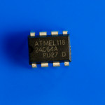 Микросхема для стиральной машины ПЗУ 24C64A Atmel (DIP), оригинал