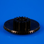 Шестерня 38/ 58-82 мм 17/ 54 зубьев для мясорубки Ротор, оригинал