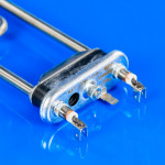 Тэн для стиральной машины 1950W 24см с отв. Backer, оригинал (1463219103)