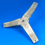 Крестовина для стиральной машины Indesit вал 115мм (нержавейка), оригинал