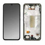 Дисплей Samsung A346 Galaxy A34,  Black | с сенсорным экраном,  с рамкой,  оригинал (GH82-31200A)