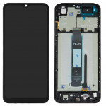 Дисплей Xiaomi Poco C50, Poco C51, Redmi A1, Redmi A1 Plus, Redmi A2, Redmi A2 Plus, черный, с рамкой (5600010C3S00)