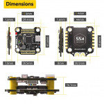 Полетный стек SpeedyBee  F405 V4 BLS 55A 30x30 Stack (SB-F4V4-55-STACK), оригинал