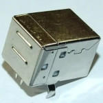 Разъем (гнездо, коннектор) P001 USB 2.0 (B Type 4 Pin) для принтера, сканера, МФУ, копировального аппарата