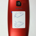 Корпус Nokia X2-01 крышка акб Red, оригинал (0258017)