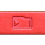 Корпус Nokia 5130 заглушка microSD Red, оригинал (9444127)