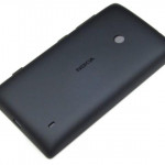 Корпус Nokia Lumia 525 (RM-998)/  520 RM-914 крышка акб Black, оригинал (02502Z6)
