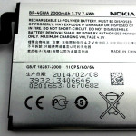 Аккумулятор Nokia Lumia 720/  625 3G/  (BP-4GWA 2000 mAh) (0670682)