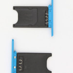 Заглушка разъема SIM-карты голубая NOKIA Lumia 800, оригинал (8002348)