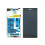Дисплей Sony Xperia Z1 (C6902/  C6903/  C6906),  White | в сборе с сенсорным экраном (тачскрин) и рамкой,  оригинал (1276-5215)