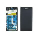 Дисплей Sony Xperia Z1 (C6902/  C6903/  C6906), Black | в сборе с сенсорным экраном (тачскрин) и рамкой, оригинал (1276-5214)