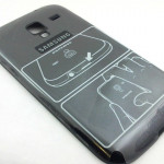 Корпус крышка акб Black Samsung I8160 Galaxy Ace 2 (GH98-23135A)