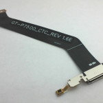 Плоский кабель Samsung P7500 Galaxy Tab с системным разъёмом и микрофоном, оригинал (GH59-11382A)