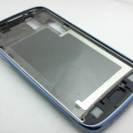 Корпус Samsung i8262 Galaxy Core лицевая рамка Metallic Blue,  оригинал (GH98-27137A)