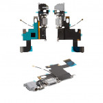 Плоский кабель Apple iPhone A1549/ A1586 (6) разъёма зарядки и гарнитуры (White) (6FlexJackWhite)