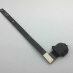 Плоский кабель Apple iPad Air (A1474/  A1475/  A1476) с разъёмом гарнитуры Black (iPadAirJackFlexBlack)