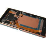 Дисплей Sony Xperia M2 Aqua (D2403/  D2406),  Copper | с сенсорным экраном (тачскрин) и рамкой,  оригинал (78P7550003N)