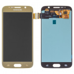 Дисплей Samsung Galaxy S6 Duos (G920FD)/  S6 Single (G920F), Gold | с сенсорным экраном (тачскрин) (GH97-17260C)