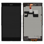 Дисплей Sony Xperia Z Ultra (C6802), Black | в сборе с сенсорным экраном (тачскрин) и рамкой (1275-5108)