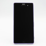 Дисплей Sony Xperia Z3 (D6603/  D6643/  D6653), Purple | в сборе с сенсорным экраном (тачскрин) и рамкой, оригинал (1294-1569)