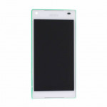 Дисплей Sony Xperia Z5 Compact E5823, White | с сенсорным экраном (тачскрин), оригинал (1297-3732)