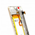 Дисплей Huawei P8 Lite (ALE-L21), White | в сборе с сенсорным экраном (тачскрин), слуховым динамиком, датчиком освещения, виброзвонком и батареей, оригинал (02350KCD)