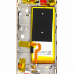 Дисплей Huawei P8 Lite (ALE-L21), Gold | в сборе с сенсорным экраном (тачскрин), слуховым динамиком, датчиком освещения, виброзвонком и батареей, оригинал (02351LKW)