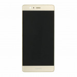 Дисплей Huawei P9 (EVA-L19), Gold | с сенсорным экраном (тачскрин) и рамкой, оригинал (02350SHB)