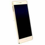 Дисплей Huawei P9 Lite (VNS-L21), Gold | в сборе с сенсорным экраном (тачскрин), слуховым динамиком, разъемом наушников, виброзвонком и батареей, оригинал (02350TMS)