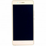 Дисплей Huawei P9 Lite (VNS-L21), Gold | в сборе с сенсорным экраном (тачскрин), слуховым динамиком, разъемом наушников, виброзвонком и батареей, оригинал (02350TMS)