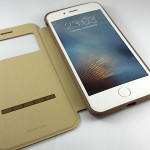 Чехол - книжка Baseus Simple Series Leather Case iPhone 7 plus + ( Коричневый ), оригинал (LTAPIPH7P-SM08)